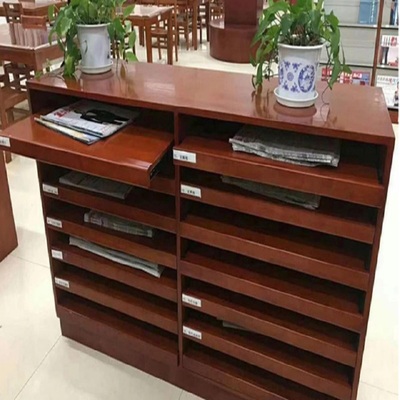 RX-BZ07 &nbsp;实木平铺报纸架