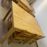 RX-YL06 四人实木阅览桌