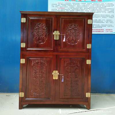 RX-SG06上下木门雕花书柜